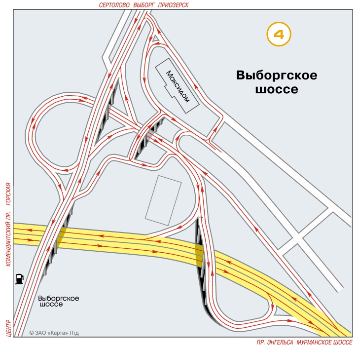 Карта кад и зсд спб